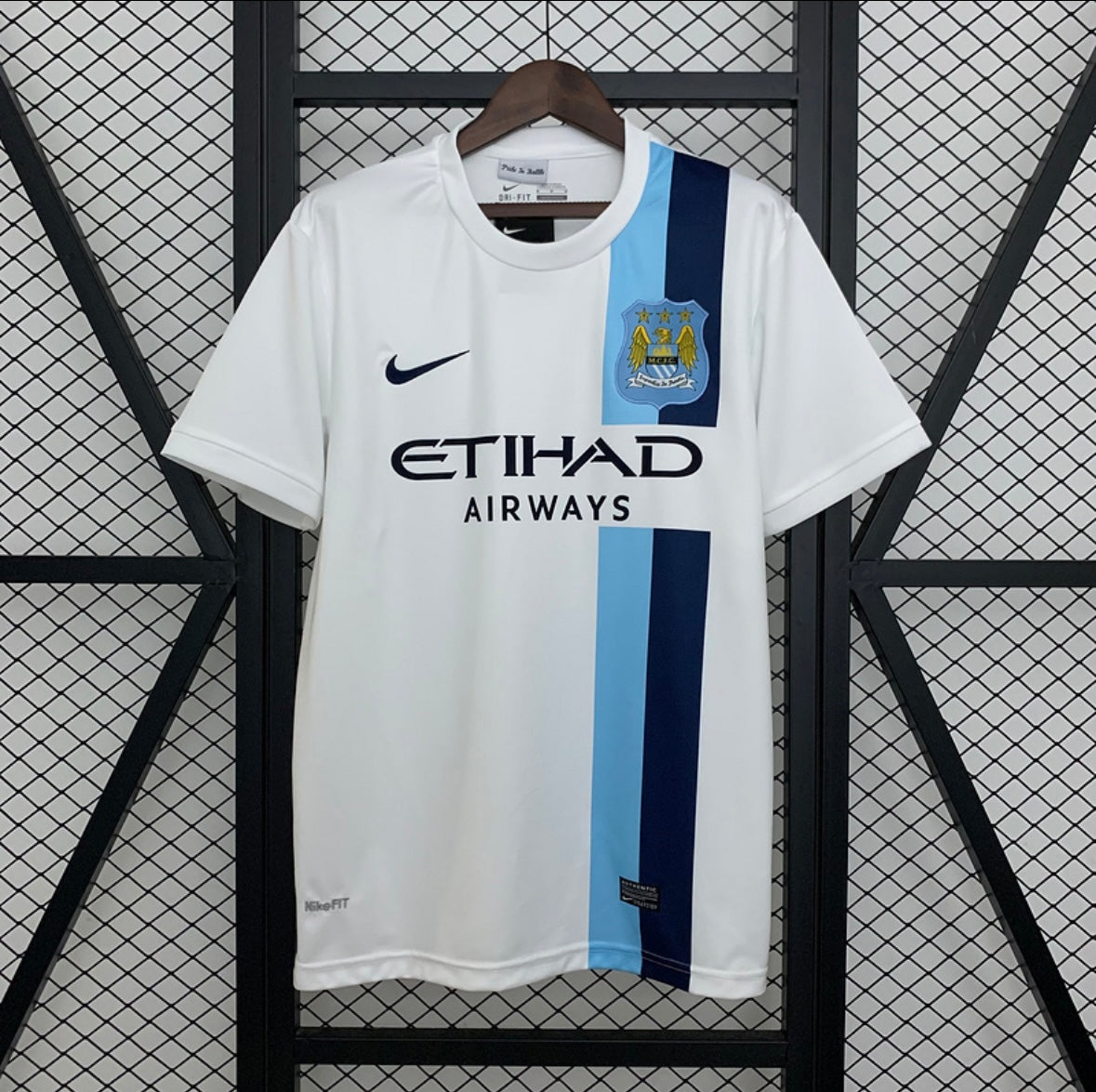 Maillot Manchester City 2013-2014 blanc vintage rétro