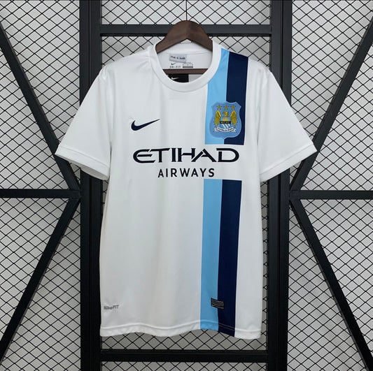 Maillot Manchester City 2013-2014 blanc vintage rétro