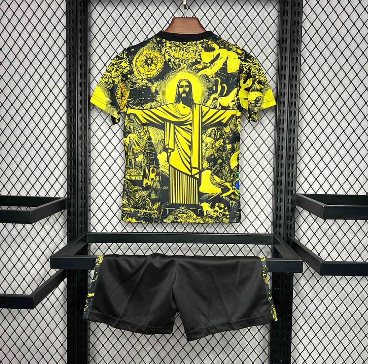 Maillot du BRÉSIL concept 2026 jaune pour enfants