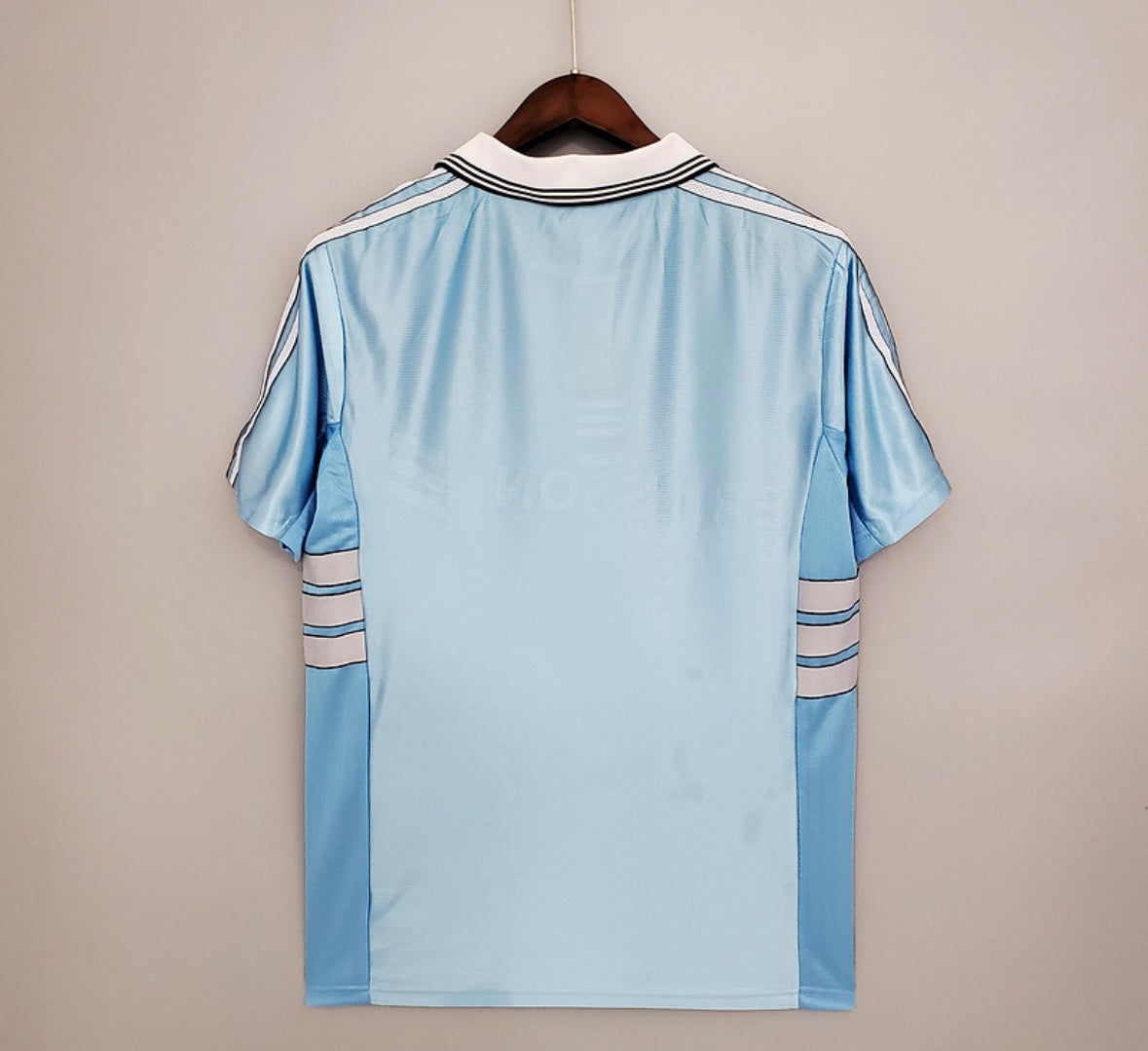 Maillot Olympique de Marseille 1998-1999 bleu Ericsson vintage rétro