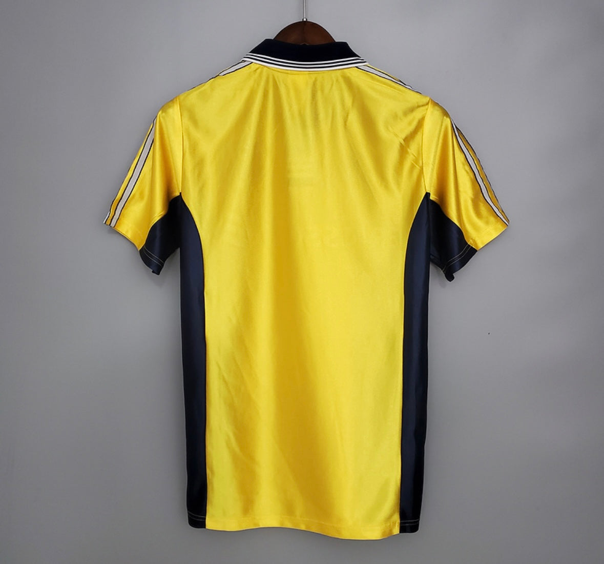 Maillot Olympique de Marseille 1995-1996 jaune Ericsson vintage rétro