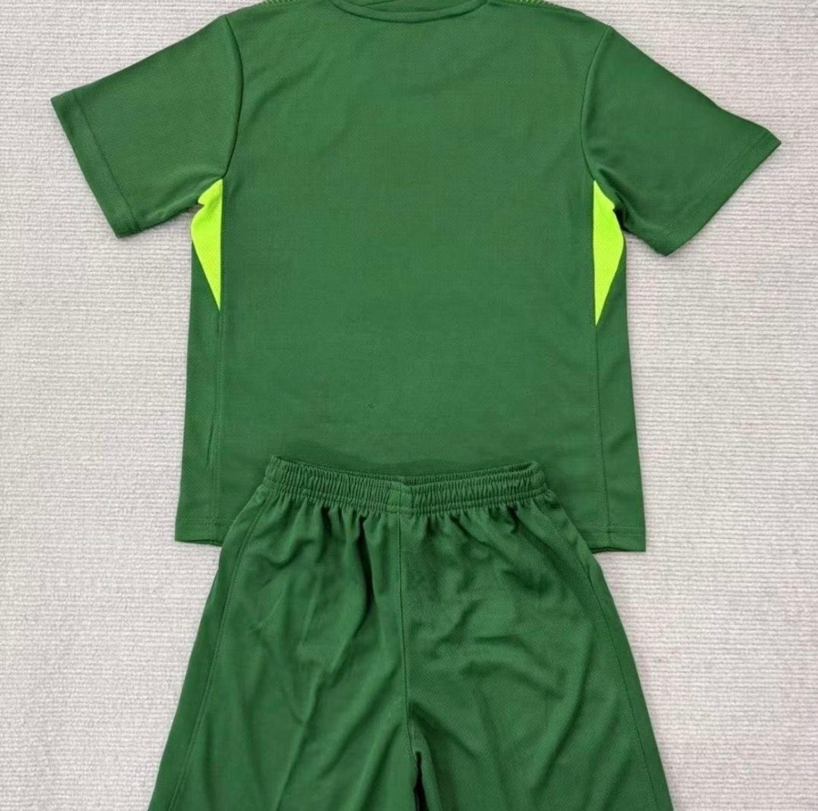 Maillot PSG gardien du but 25-26 vert pour enfants kids