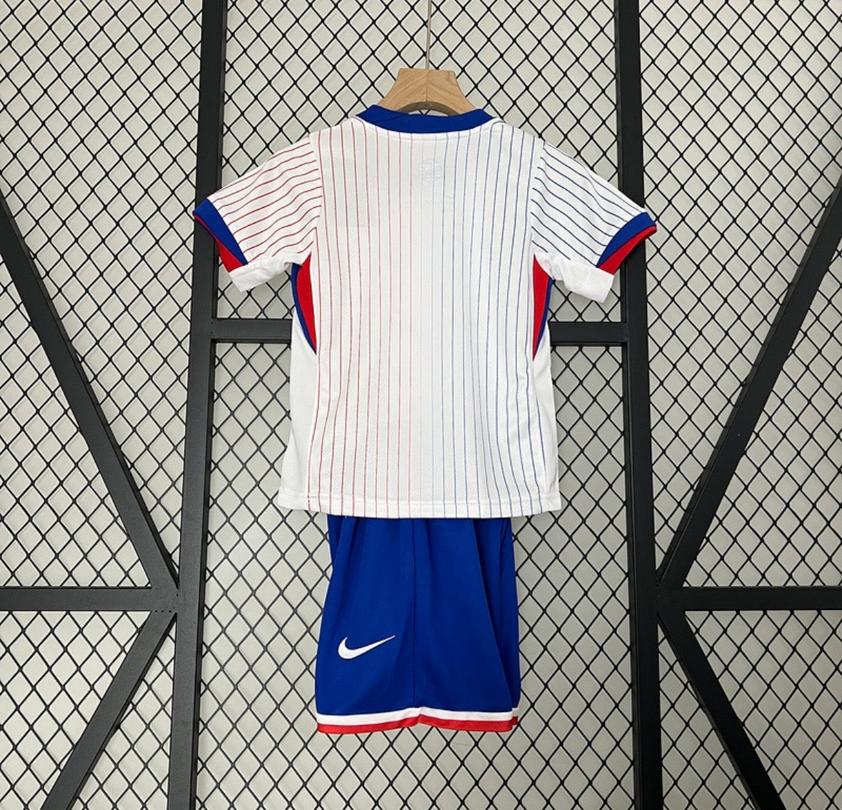 Maillot Équipe de France extérieur 2025 blanc pour enfants
