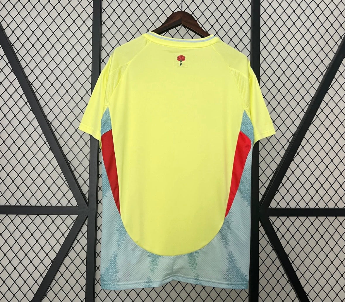 Maillot Espagne extérieur 2024 jaune