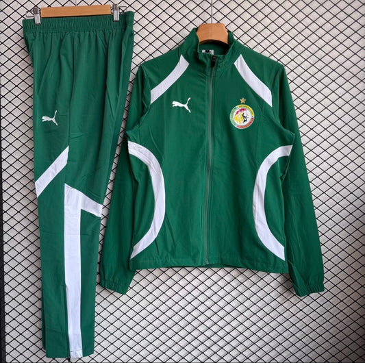 Ensemble de survêtement du Sénégal vert coupe du monde 2026