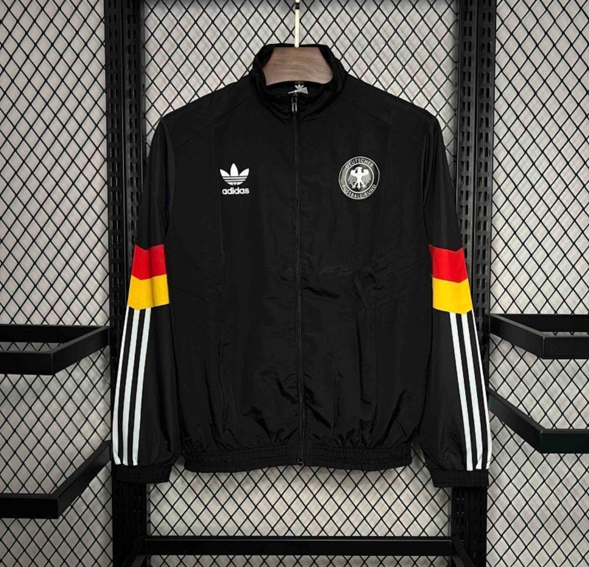 Veste de survêtement Allemagne rétro noir