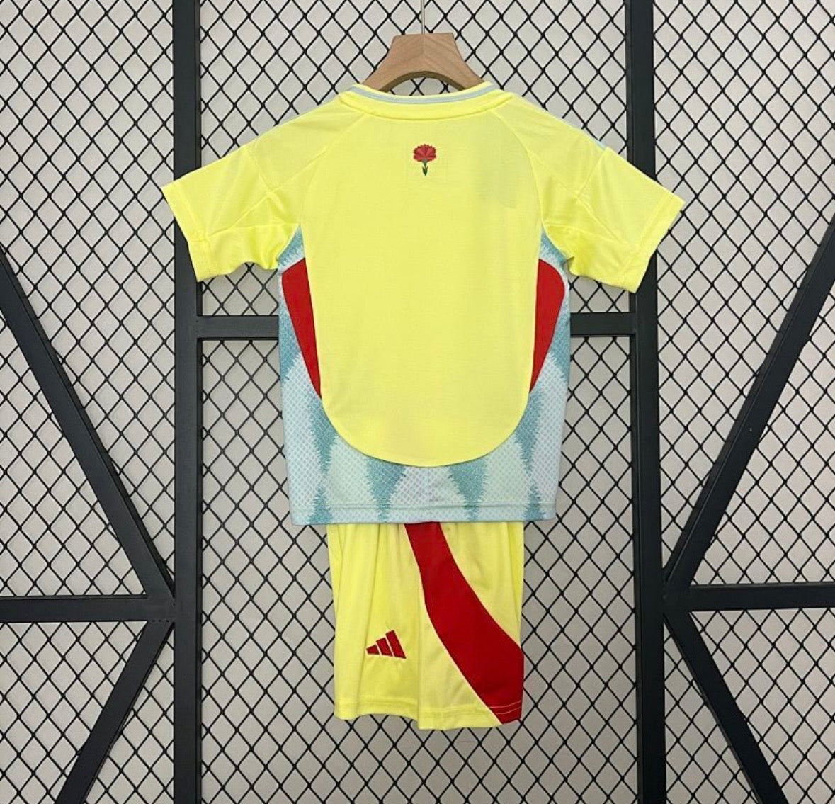 Maillot Espagne exterieur jaune 24/25 pour enfants