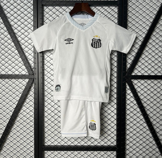 Maillot Santos 2025/26 domicile blanc pour enfants