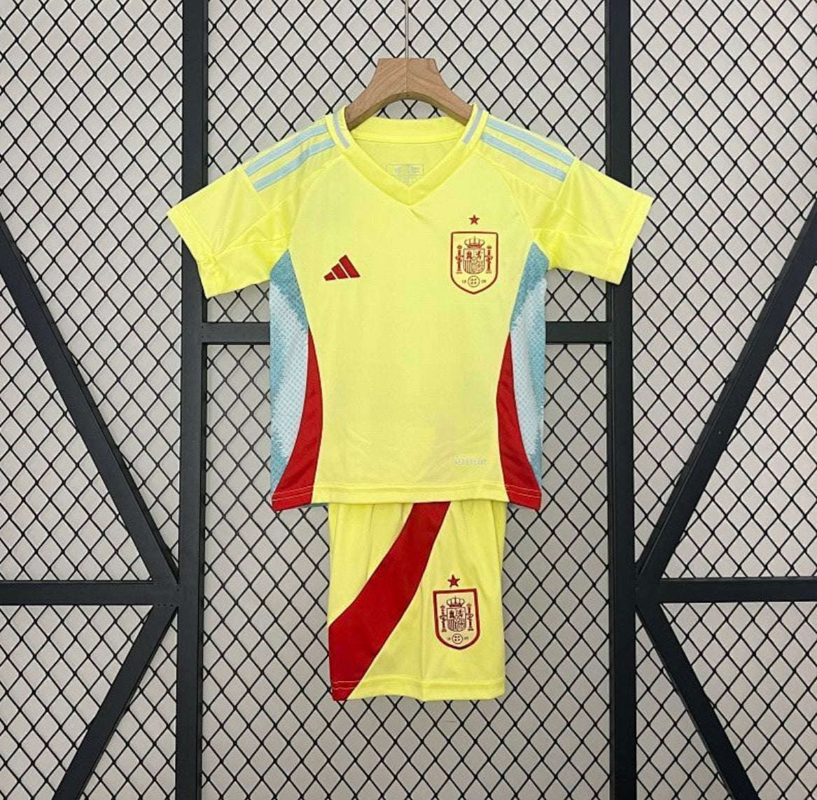 Maillot Espagne exterieur jaune 24/25 pour enfants