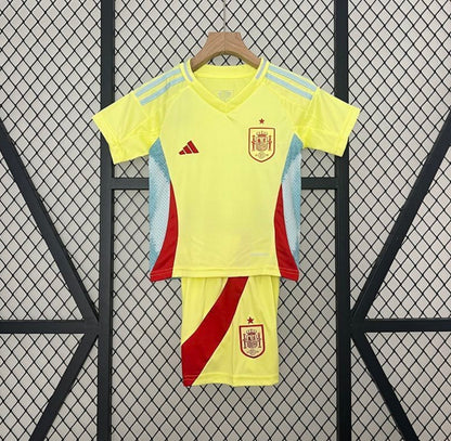 Maillot Espagne exterieur jaune 24/25 pour enfants