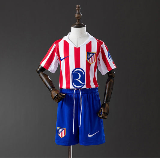 Maillot Atletico Madrid domicile 2025/26 bleu et rouge pour enfants