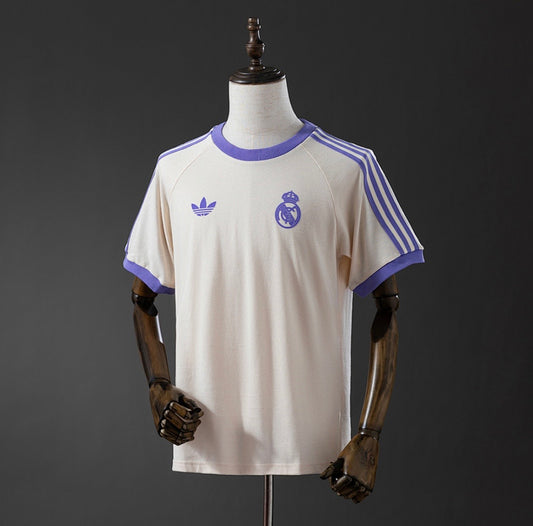 Maillot Real Madrid beige Originals à 3 bandes