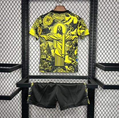 Maillot du BRÉSIL concept 2026 jaune pour enfants
