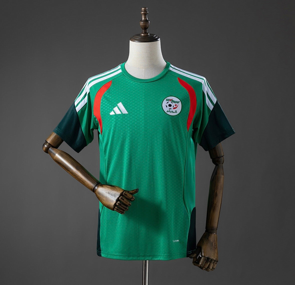 Maillot Algérie avant match 2026 vert