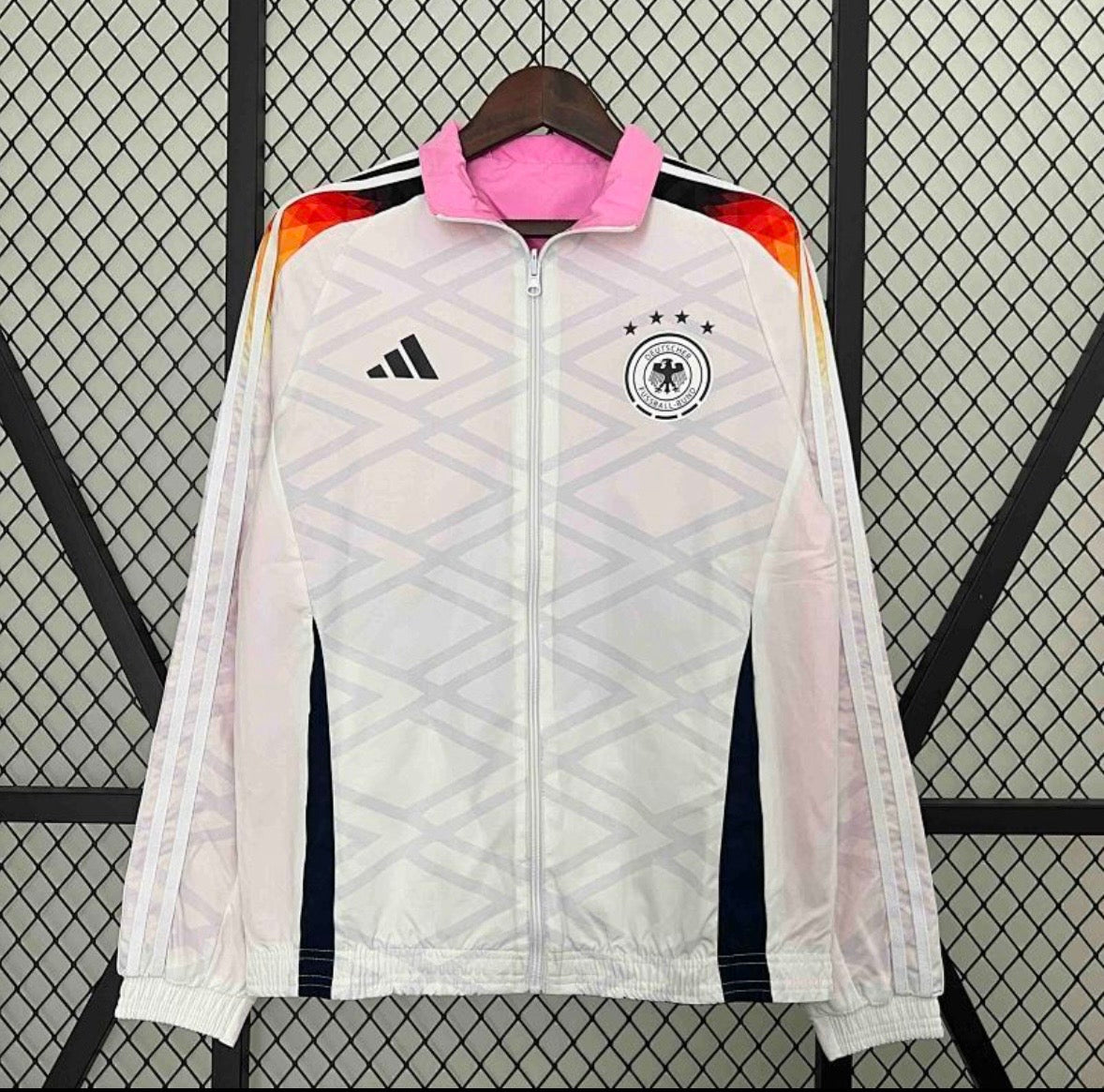 Veste de l’Allemagne 2024 blanche et rose