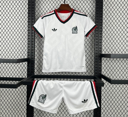 Maillot Mexique extérieur blanc coupe du monde 2026 kits enfant