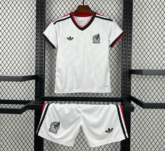 Maillot Mexique extérieur blanc coupe du monde 2026 kits enfant