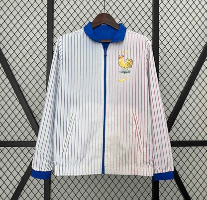 Veste Équipe de France 24/25 extérieur blanche