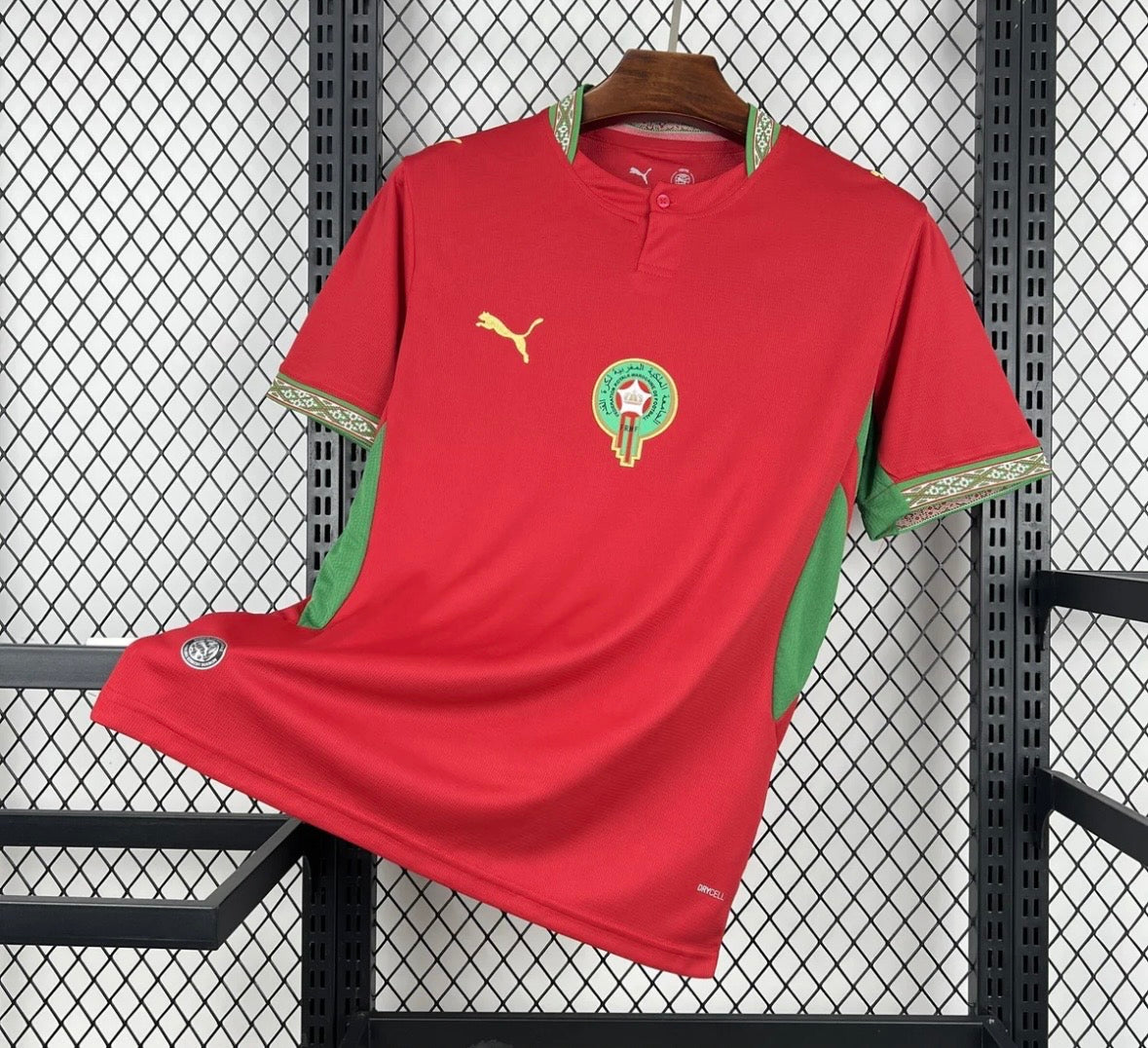Maillot Maroc coupe du monde 2026 domicile rouge