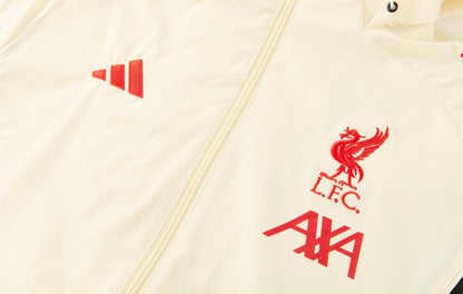 Ensemble de survêtement Liverpool 2026 blanc à capuche