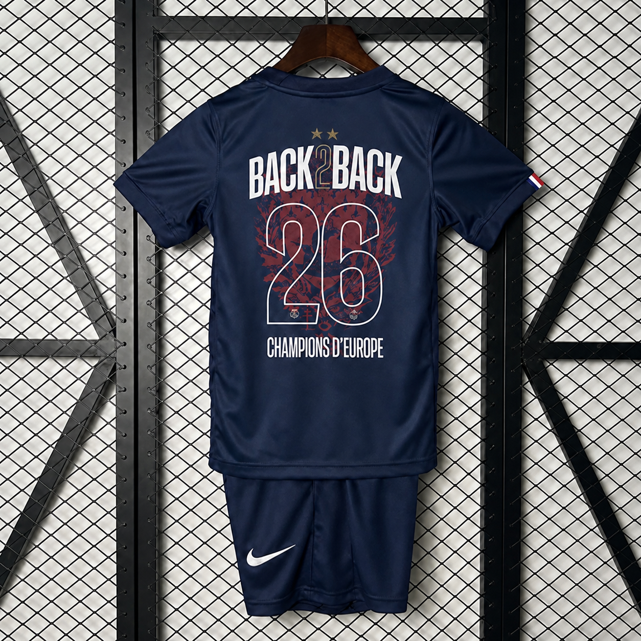 Maillot PSG 2 Étoiles - domicile Nike 25/26 (Flocage back2back)