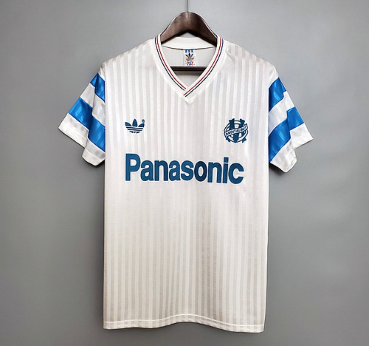 Maillot Olympique de Marseille 1990-1991 blanc vintage rétro