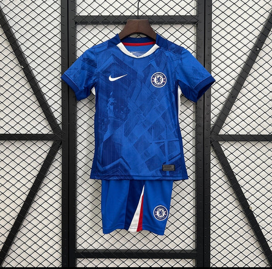 Maillot Chelsea 2025/26 domcile bleu pour enfants