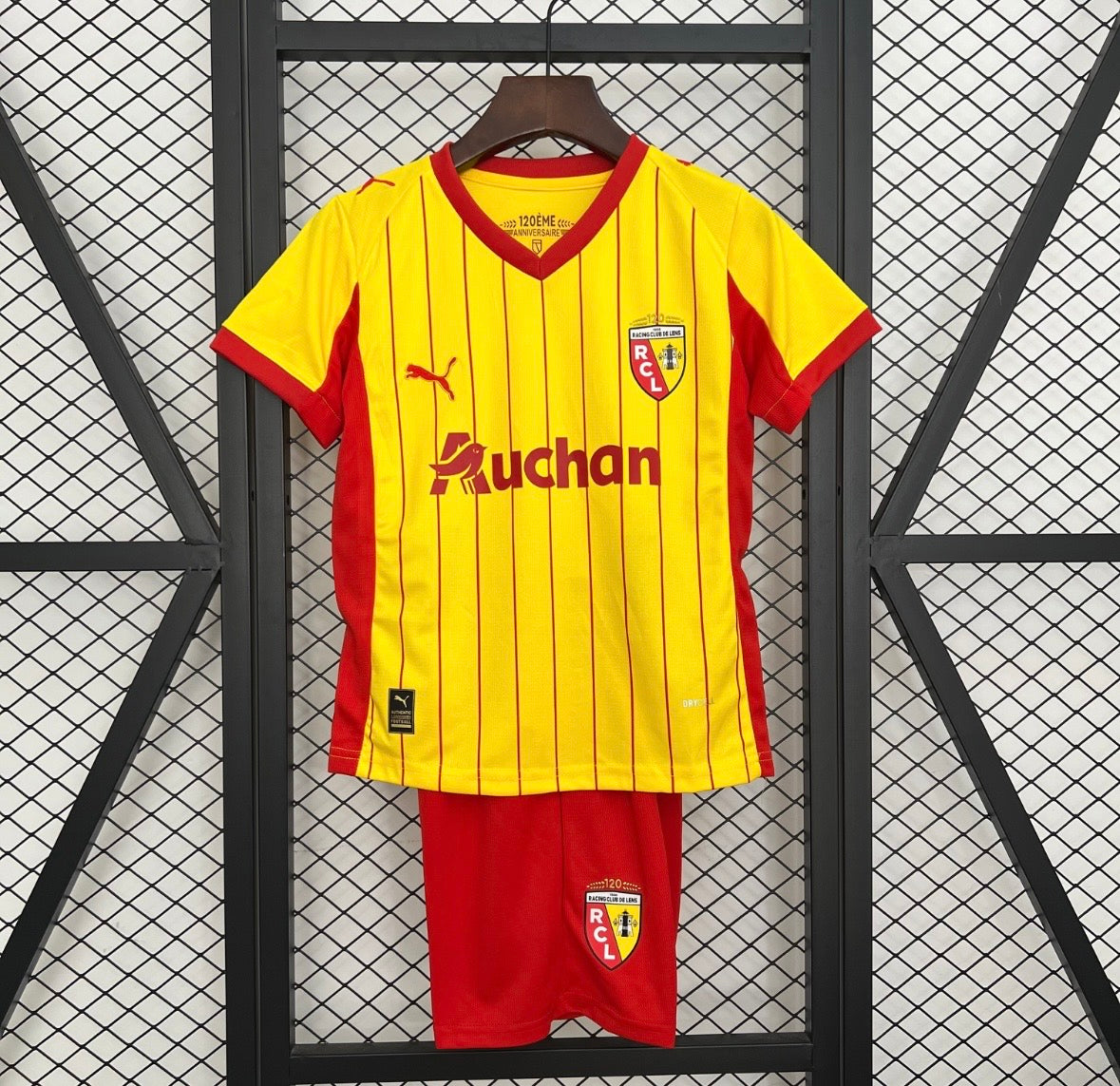 Maillot RC Lens domicile 2026 jaune pour enfants
