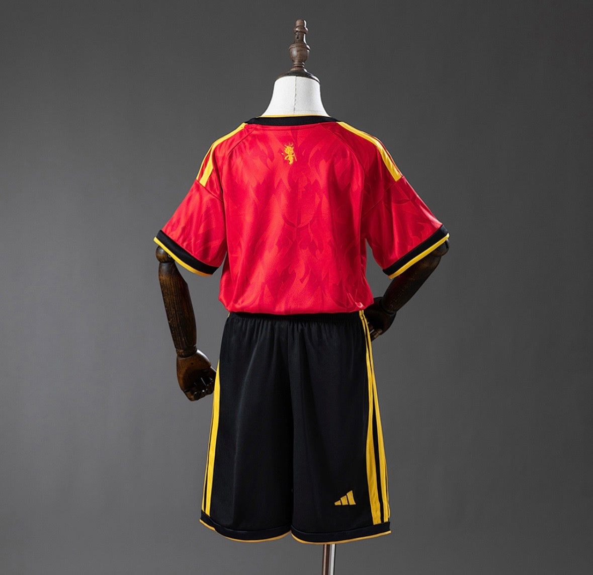 Maillot Belgique domicile coupe du monde 2026 rouge pour enfants