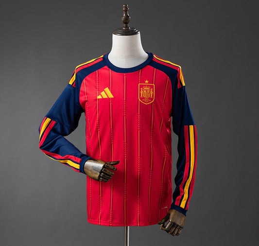 Maillot Espagne domicile manche longue du monde 2026