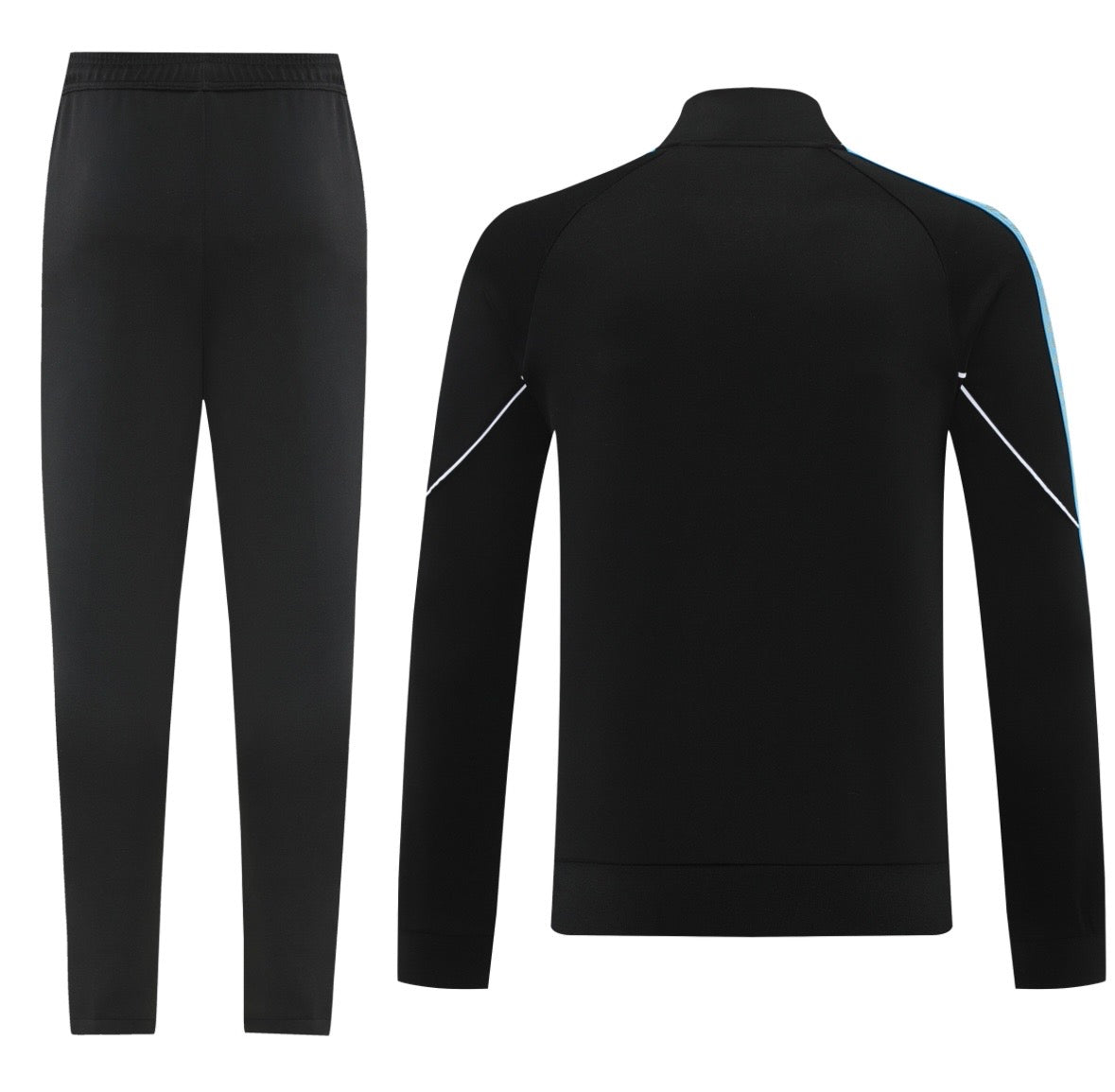Ensemble de survêtement Olympique de Marseille 2026 noir et bleu