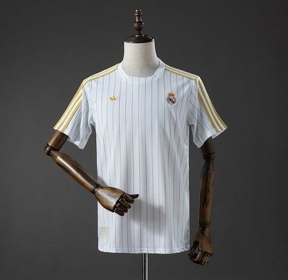 Maillot Real Madrid Terrace Icons banc Or