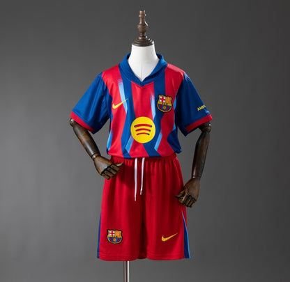 Maillot Barcelone fourth 2026 pour enfants bleu et rouge