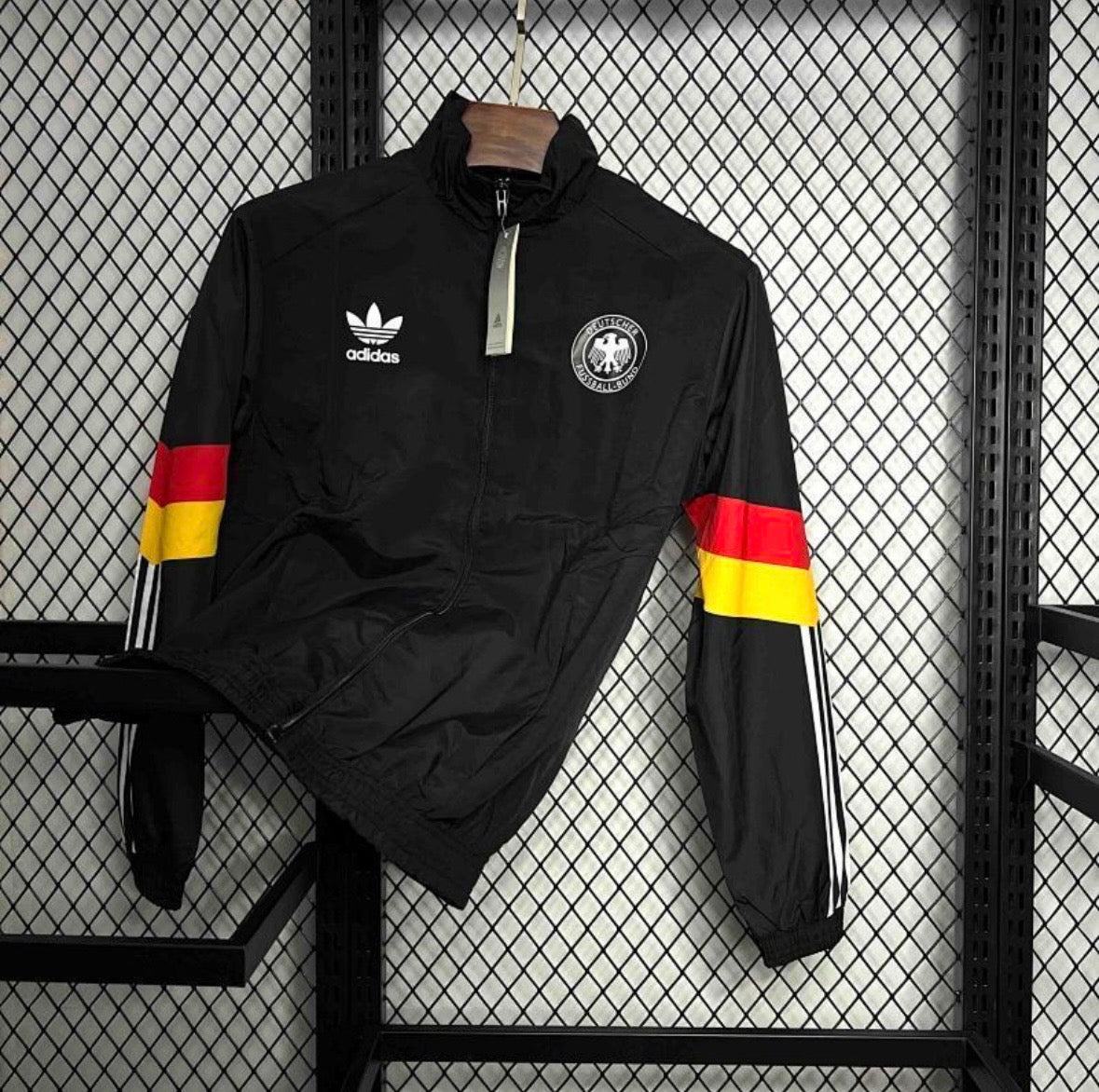 Veste de survêtement Allemagne rétro noir