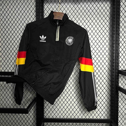 Veste de survêtement Allemagne rétro noir