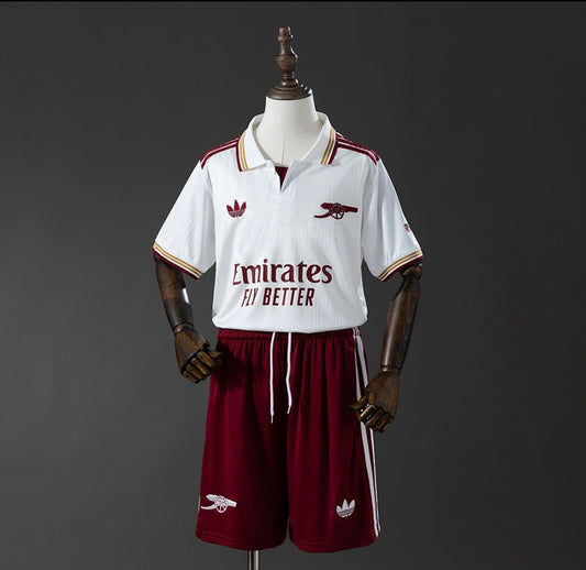 Maillot Arsenal third blanc 25/26 pour enfants