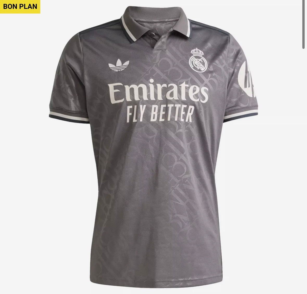 Maillot Real Madrid third 25/26 gris