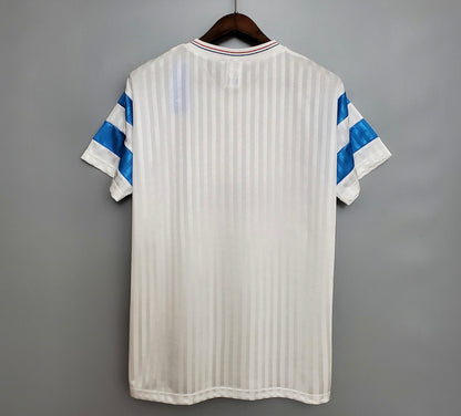 Maillot Olympique de Marseille 1990-1991 blanc vintage rétro
