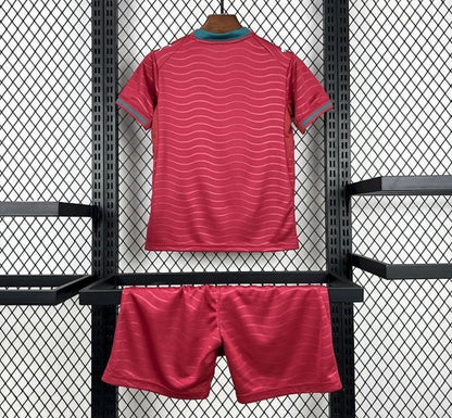 Maillot Portugal domicile coupe du monde 2026 rouge kits enfant