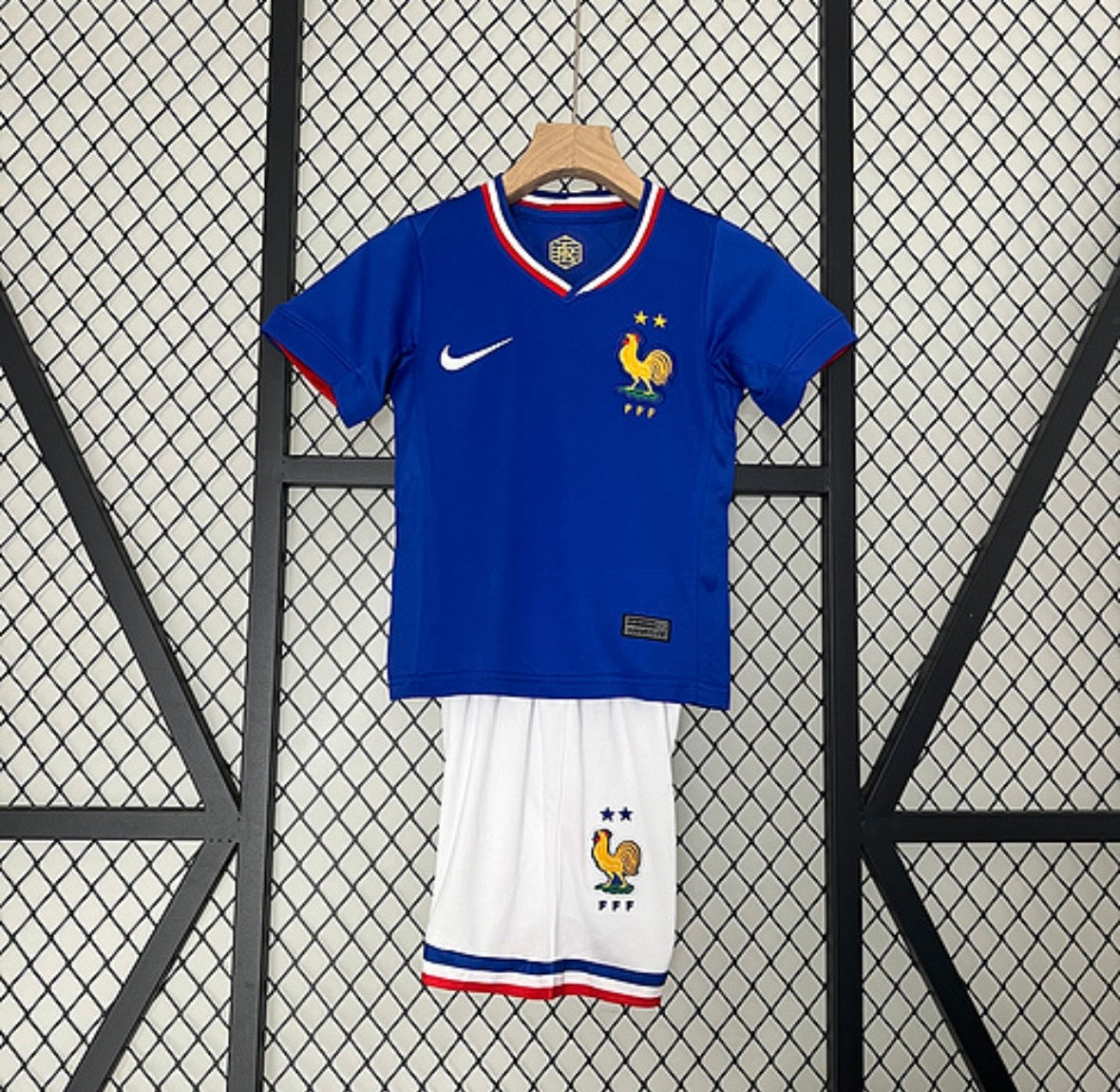 Maillot Équipe de France domicile 2025 bleu pour enfants