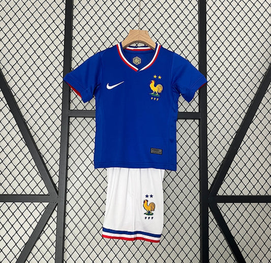Maillot Équipe de France domicile 2025 bleu pour enfants