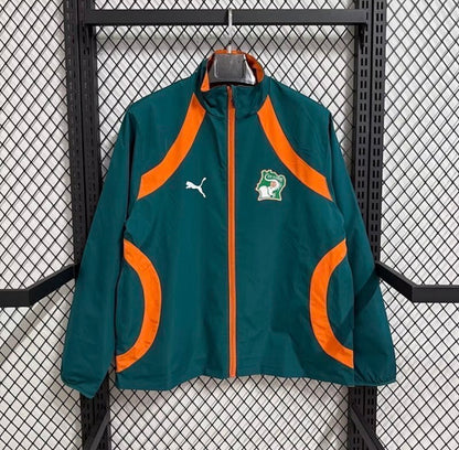 Veste de survêtement Côte d’Ivoire 2026 bleu
