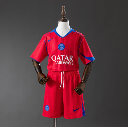 Maillot du PSG 2026 third rouge pour enfants