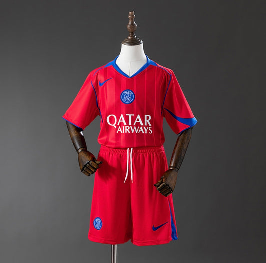 Maillot du PSG 2026 third rouge pour enfants