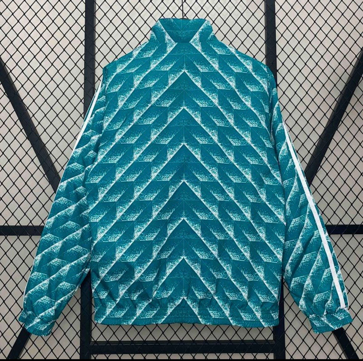 Veste de l’Allemagne 2025 verte et bleu