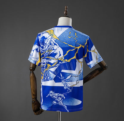 Maillot Real Madrid 25/26 Avengers - Avant-match (Bleu)