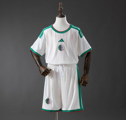 Maillot Algérie domicile coupe du monde 2026 blanc pour enfants