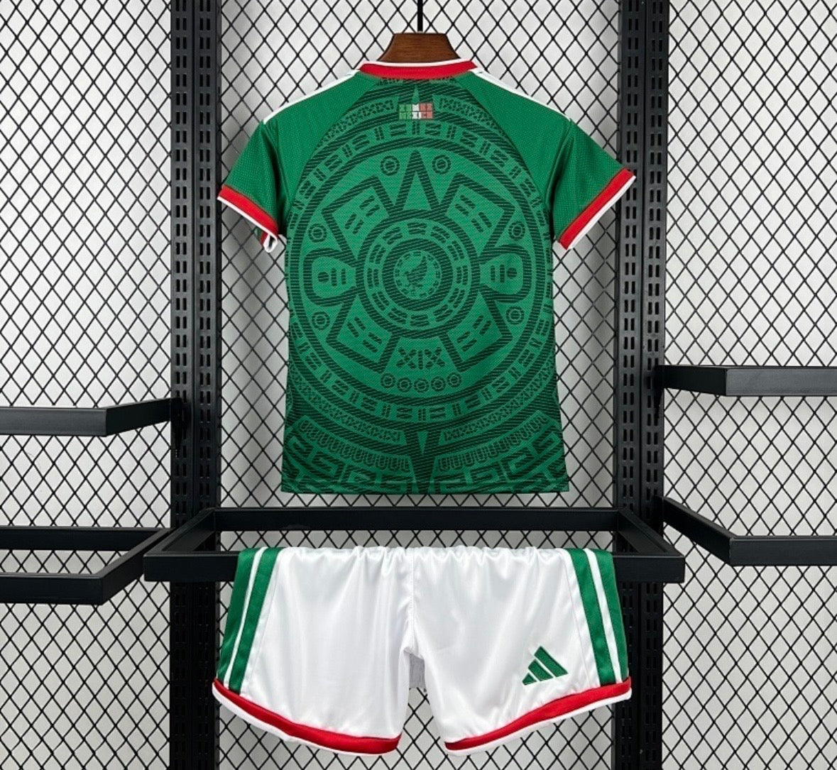 Maillot Mexique domicile coupe du monde 2026 vert kits enfant