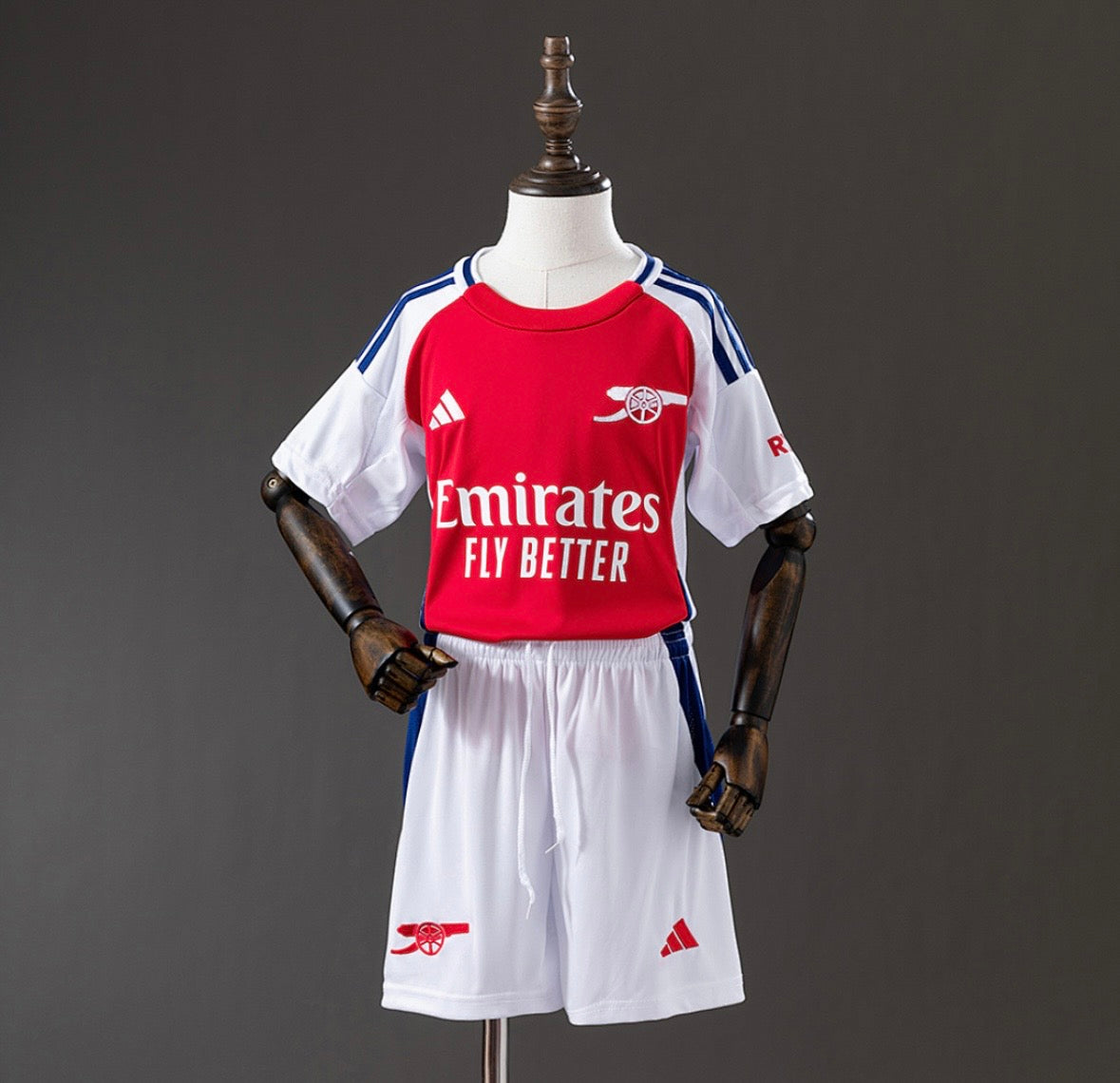 Maillot Arsenal domicile rouge  24/25 pour enfants