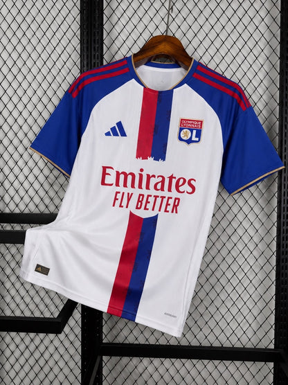 Maillot Olympique Lyonnais 2026/2027 domcile blanc et bleu
